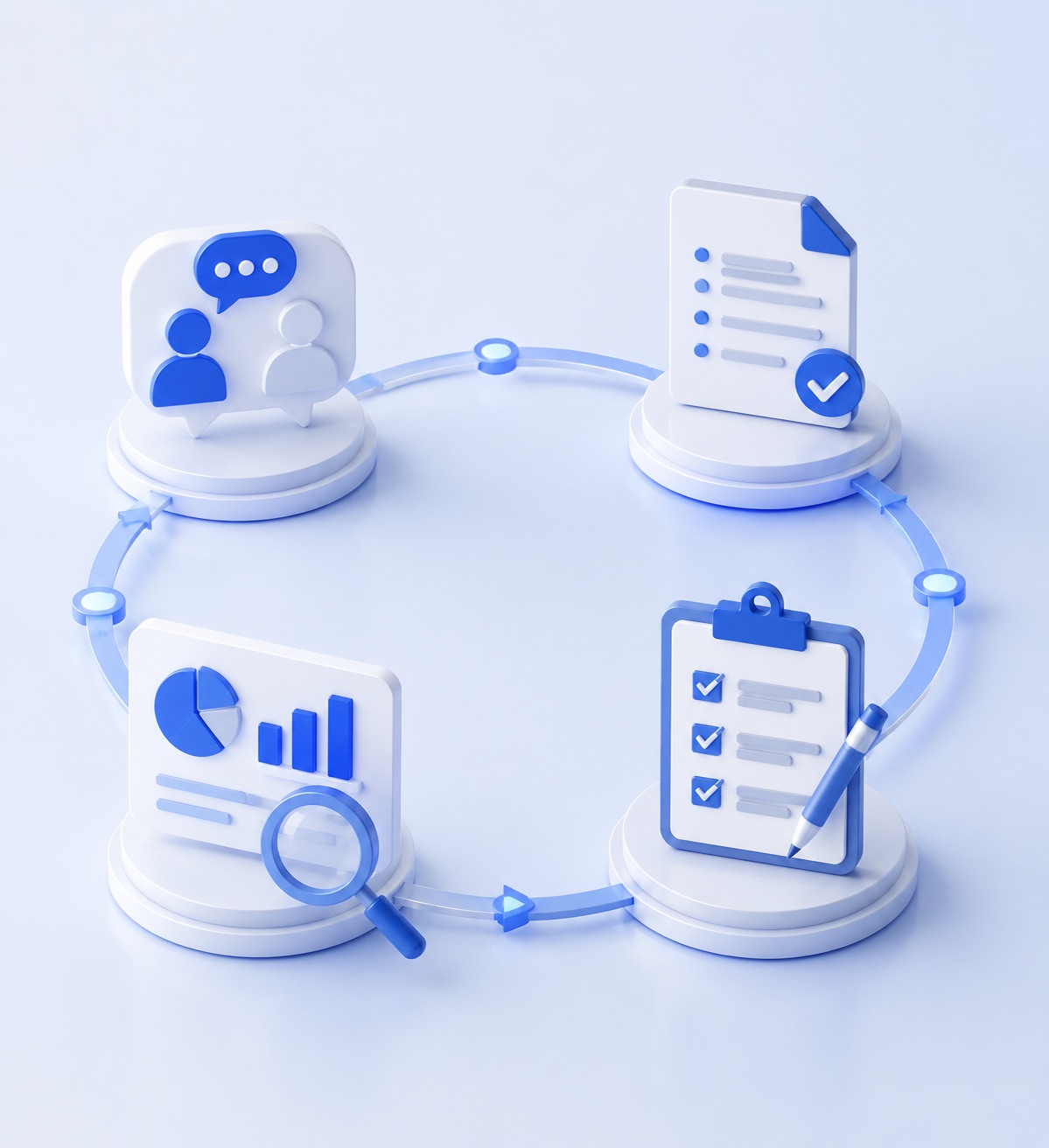 Project communication and review process